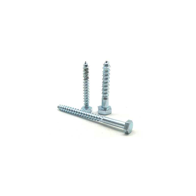 Hexagonal wood screw